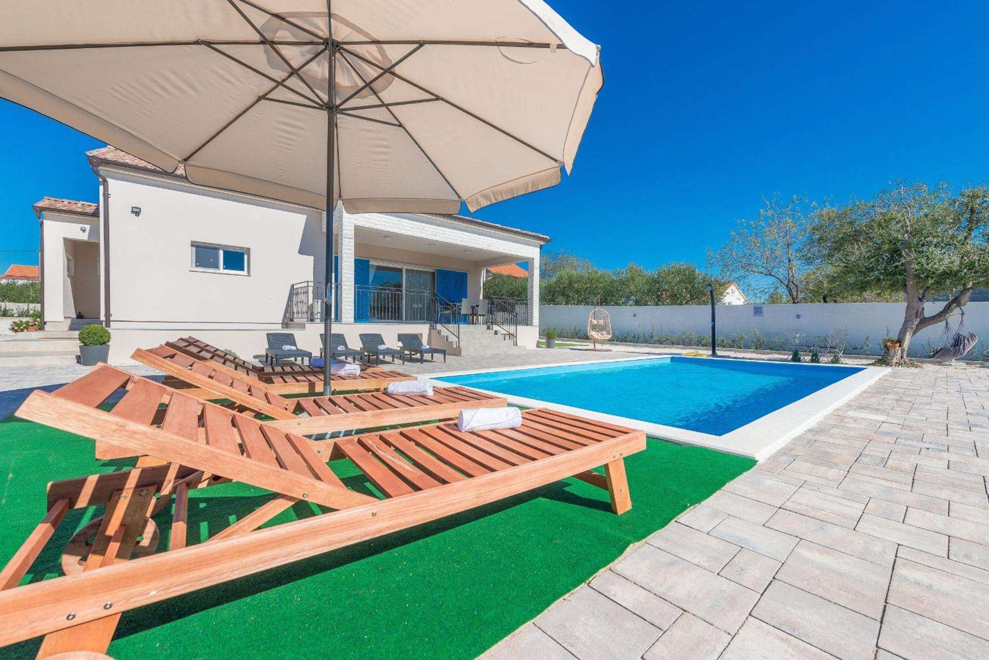Villa Tara Zadarvillas Tinj エクステリア 写真
